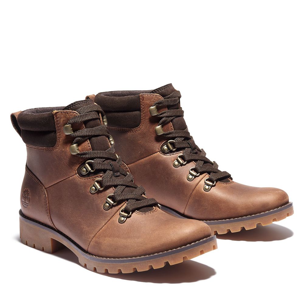 Timberland Womens Hiking Boots Ellendale - Brown - India WO7584923